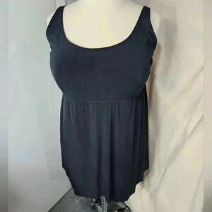 Great Lengths Swim Black Swim Dress Plus Size 24